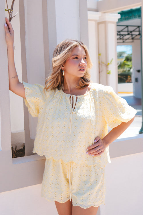 SUNSHINE MOOD SHORTS SET