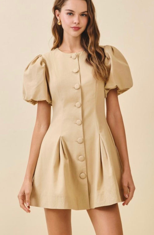 PUFF GINGERBREAD DRESS