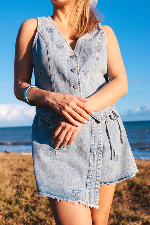 COCO CHIC VEST AND WRAP SKIRT