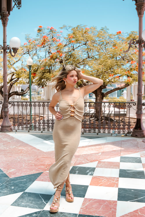 GOLDEN HOUR MIDI DRESS