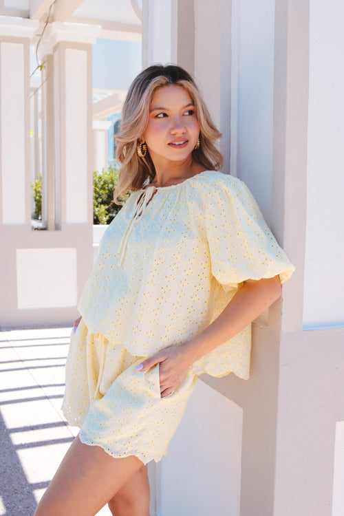 SUNSHINE MOOD SHORTS SET