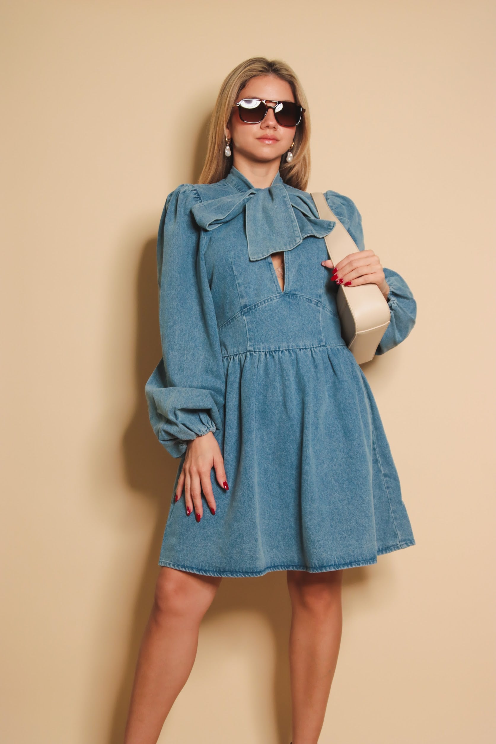 BABYDOLL DENIM DRESS – Moda Lula Boutique