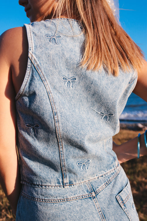 COCO CHIC VEST AND WRAP SKIRT