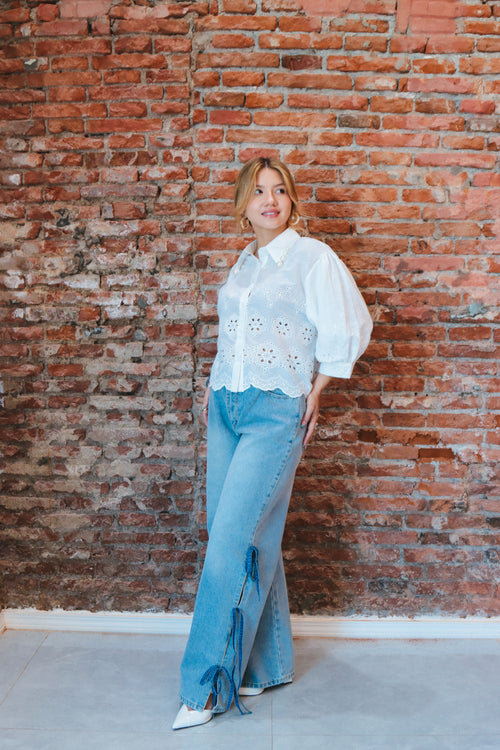 SUEÑO TURQUESA DENIM JEAMS
