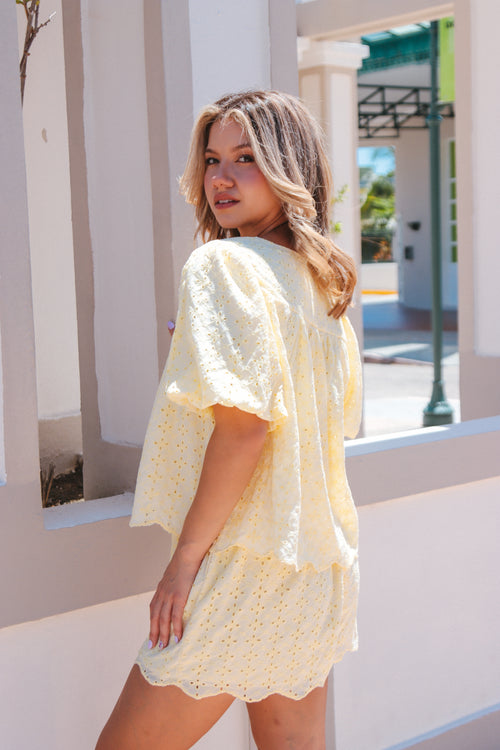 SUNSHINE MOOD SHORTS SET