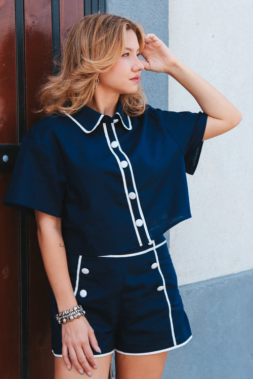 MAR DE ENCANTO TOP AND SHORTS