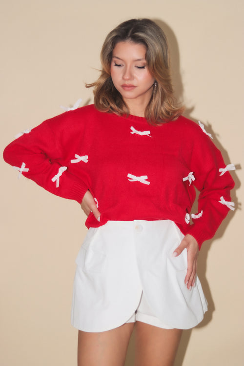 CHIC RED SWEATER