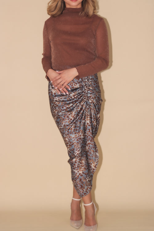 LEOPARD SKIRT